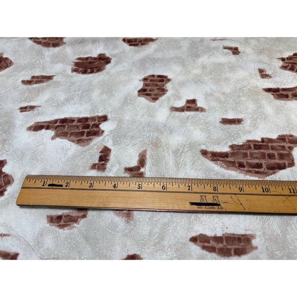 Brick with Plaster Quilting Fabric By Julie C. Newport Quilt 1/2 yard Cotton Mat - Picture 2 of 5